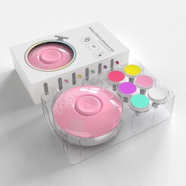 Limador de uñas rosado